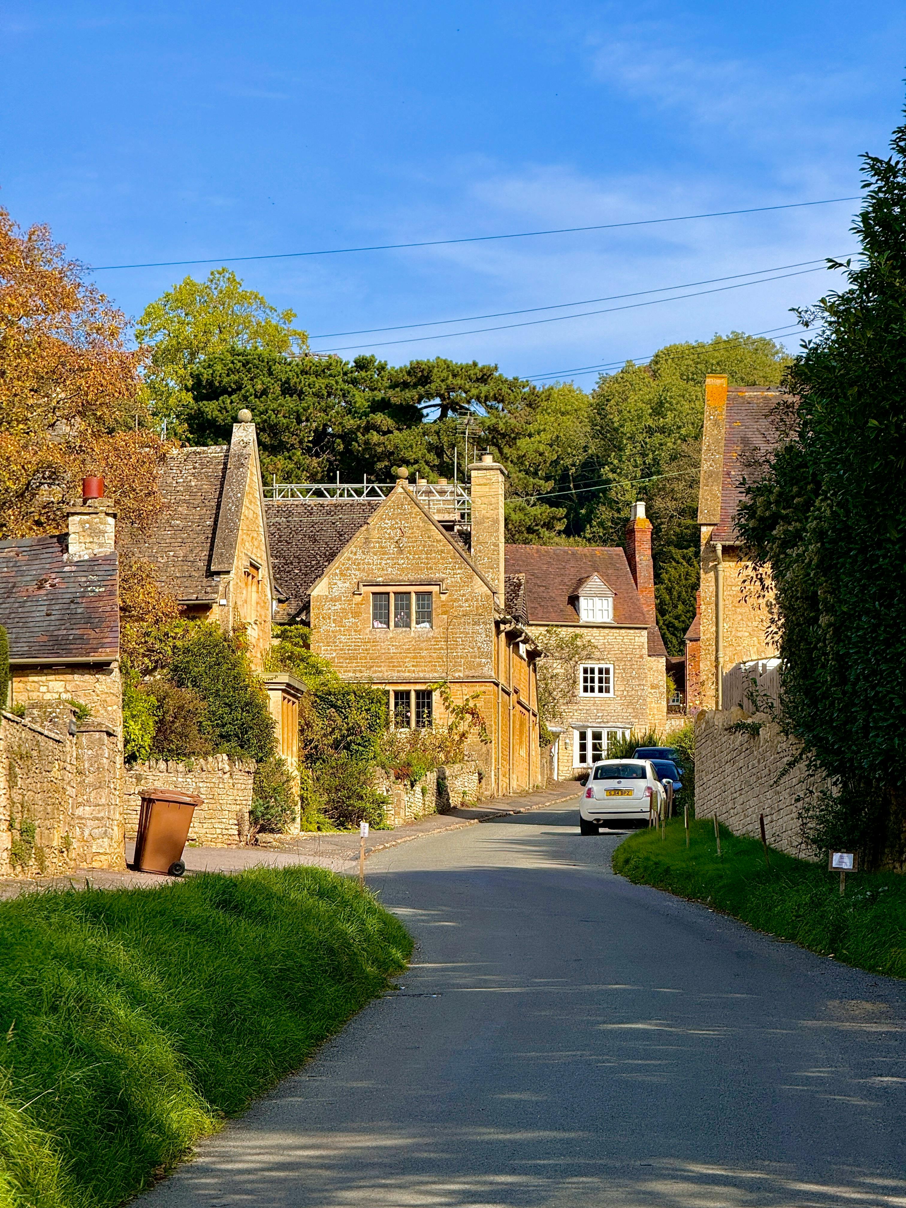 A rural village lane